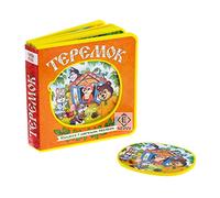 Contes de fées russes - Livre souple en russe Skazki Teremok - Lire les lettres de l'alphabet russes - Livres russes - Apprentissage de la langue russe - Puzzle russe