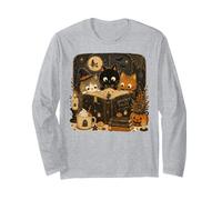 Contes effrayants pour Chats Curieux Halloween Lecture Chatons Manche Longue