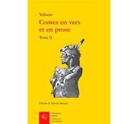 Contes en vers et en prose - Voltaire - Classiques Garnier - broché - Roman