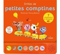 Contes et comptines à écouter - Drôles de petites comptines - LIVRE SONORE - Dès 1 an