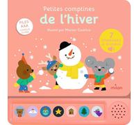 Contes et comptines à écouter - Petites comptines de l'hiver- LIVRE SONORE - Dès 1 an