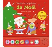 Contes et comptines à écouter – Petites comptines de Noël – Livre sonore – Dès 1 an – Cartonné