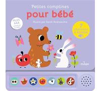 Contes et comptines à écouter – Petites comptines pour bébé – Livre sonore – Dès 1 an – MILAN