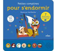 Contes et comptines à écouter – Petites comptines pour s'endormir – Livre sonore – Dès 1 an – MILAN