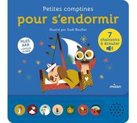 Contes et comptines à écouter – Petites comptines pour s'endormir – Livre sonore – Dès 1 an – MILAN