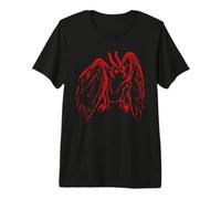 Contes folkloriques de cryptides effrayants et rétro de Red Mothman sur la cryptozoologie T-Shirt Haut de Gamme