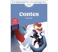 Contes La Belle au bois dormant - Petit Chaperon rouge - La Barbe bleue - Le Chat botté - Les Fées - Cendrillon - Riquet à la houppe - Le Petit Poucet - Charles Perrault - Flammarion - Poche - Scolair