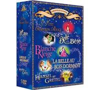 Contes merveilleux - coffret 5 DVD : Le petit chaperon rouge, La belle et la bête, Blanche neige, La belle au bois dormant, Hansel et gretel