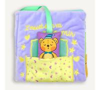 Contes per a bebès - L'osset se'n va a dormir: Llibre de tela suau per a nadons entre 0 i 36 mesos. Interactiu, amb butxaques i amb un osset de joguina!