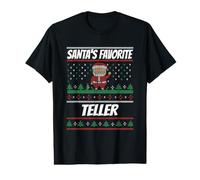 Conteur de Noël préféré du Père Noël T-Shirt Graphique avec Valeur