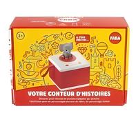 FABA Conteur d’Histoires pour Enfants avec des contenus Audio adaptés aux 0-10 Ans, Enceinte avec Personnage Sonore Elé l’éléphante, Jeu éducatif, Jeu Musical, Version française