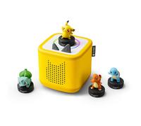 Conteuse d’histoires Tonies Mega Coffret Toniebox 2 Pokémon Jaune Eclair + Figurines Tonie Pikachu Salameche Bulbizarre Carapuce