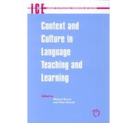 Context And Culture In Language Teaching And Learning