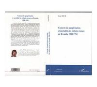 Contexte de paupérisation et mortalité des enfants ruraux au Rwanda