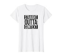 CONTEXTE Droit Outta T-Shirt Graphique avec Valeur