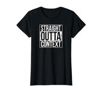 CONTEXTE Droit Outta T-Shirt Graphique avec Valeur