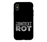 Contexte Rot Funny Internet Culture Argot Brainrot Trend Coque pour iPhone X/XS