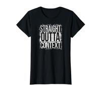 Contexte Straight Outta T-Shirt Graphique avec Valeur