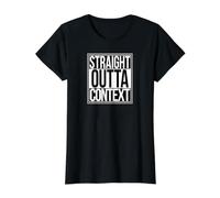Contexte Straight Outta T-Shirt Graphique avec Valeur