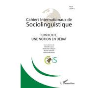 Contexte, une notion en débat - Collectif - L'harmattan - broché - Revue