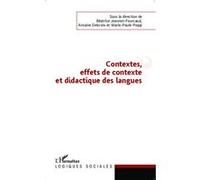 Contextes, effets de contexte et didactique des langues
