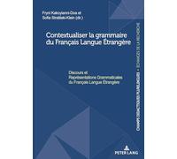 Contextualiser la grammaire du français langue étrangère: Discours et représentations grammaticales du français langue étrangère