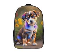 CONTIA Motif de Chien Sacs À Dos Creativity Sac À Dos Enfant Cartable Garçon Sac D'école Enfant Pour Primaire Garçon Fille Sac De Voyage Adolescents Cartables 17inch