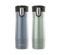 Contigo® Autoseal West Loop Tasse de voyage isotherme en acier inoxydable avec couvercle facile à nettoyer, 591 ml