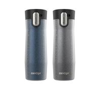 Contigo® Autoseal West Loop Tasse de voyage isotherme en acier inoxydable avec couvercle facile à nettoyer, 591 ml