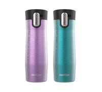 Contigo® Autoseal West Loop Tasse de voyage isotherme en acier inoxydable avec couvercle facile à nettoyer, 591 ml