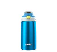 Contigo Autospout Bouteille d'eau avec paille, 388,5 g, bleu