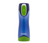 Contigo Bouteille d'Eau Swish Autoseal, Bouteille d'Eau, Grande Gourde sans BPA, Gourde de Sport Antifuite, pour le Cyclisme et la Randonnée Mixte Adulte, Bleu (Cobalt), 500ml