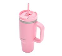 Contigo Bouteille Thermos 880 ML avec Anse et Paille | Bouteille Isotherme en Acier Inoxydable avec Couvercle | Refroidit Pendant 29 Heures | Tasse de Voyage | Tasse Thermos | Strawberry Cream