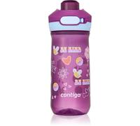 Contigo Jessie Autopop Bouteille d'eau pour enfants, grande bouteille de 420 ml, 100% étanche et lavable au lave-vaisselle, idéale pour la garderie, le jardin d'enfants, l'école, le sport, les loisirs