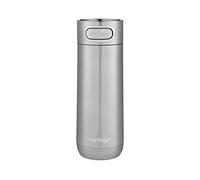 Contigo Luxe Autoseal mug isotherme, thermos café, mug en acier inoxydable avec isolation Thermalock, bouteille isotherme, tasse à café avec couvercle sans BPA facile à nettoyery, Stainless Steel