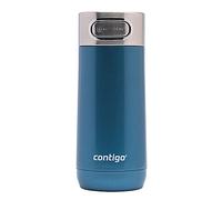 Contigo Luxe Autoseal mug isotherme, thermos café, mug en acier inoxydable avec isolation Thermalock, bouteille isotherme, tasse à café avec couvercle sans BPA facile à nettoyery, Cornflower, 360 ml
