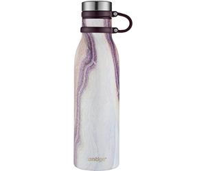 Contigo Matterhorn bouteille isotherme, grande gourde, bouteille en acier inoxydable avec isolation Thermalock, bouteille d’eau sans BPA avec bouchon vissable, entièrement étanche, 590 ml