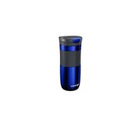 Contigo Mug Isotherme Byron Snapseal, 470ml, Mug de Voyage en Inox Isotherme, Travel Mug, Gobelet Cafe, Tasse à Thé sans BPA avec Couvercle Facile à Nettoyer, Deep Blue, 1 Unité (Lot de 1)
