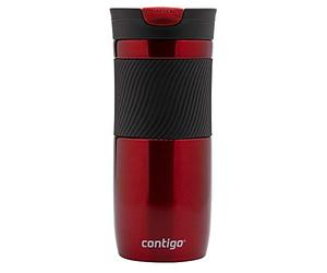 Contigo Mug Isotherme Byron Snapseal, 470ml, Mug de Voyage en Inox Isotherme, Travel Mug, Gobelet Cafe, Tasse à Thé sans BPA avec Couvercle Facile à Nettoyer