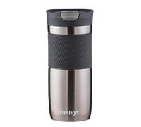 Contigo SnapSeal Vacuum-Insulated Stainless Steel Travel Mug, 16-Ounce, Gunmetal by Contigo