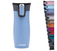 Contigo West Loop Autoseal Mug Isotherme en INOX, Isolant à Café à Emporter, Sans BPA, de Voyage Étanche avec Couvercle Easy Clean, Garde Les Boissons Chaudes Jusqu'à 5h, 470 ML