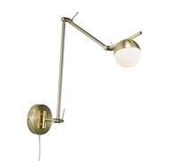 CONTINA applique murale Verre et metal Laiton G9 - Nordlux 2010971035