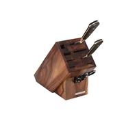 Continenta Bloc à couteaux Continenta 9 emplacements Acacia