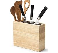 Continenta Bloc Couteaux Universel avec réservoir d'accessoires avec Insert Fibres Amovible 27,5 x 9 x 21,5 cm