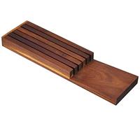 Continenta Bloc pour tiroir en Bois d'acacia pour 5 Couteaux, Brun foncé, Taille Unique