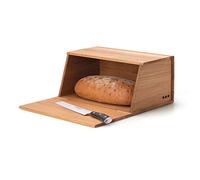 Continenta Boîte à Pain Boîte à Pain en chêne 40 x 26 x 18.5cm