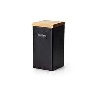 Continenta GmbH Boîte à provisions céramique 1200ml, noir 10x10xH20,5cm 3714