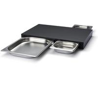 Continenta Planche à découper avec 3 tiroirs en inox - Duracore - 50 cm x 33 cm