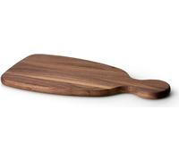Continenta Planche à découper avec poignée, noyer 34,5 x 16,5 x 1,5 cm, planche de cuisine, support à découper, planche à déjeuner, planche à goûter en bois