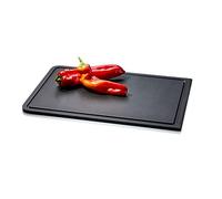 Continenta Planche à découper BAND Duracore - 44 x 30 x 0,9 cm - Protège les couteaux, Anthracite